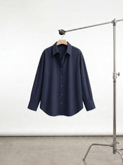 Navy Blue Button Down Shirt