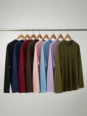 Unisex Regular Full Sleeves T-shirts