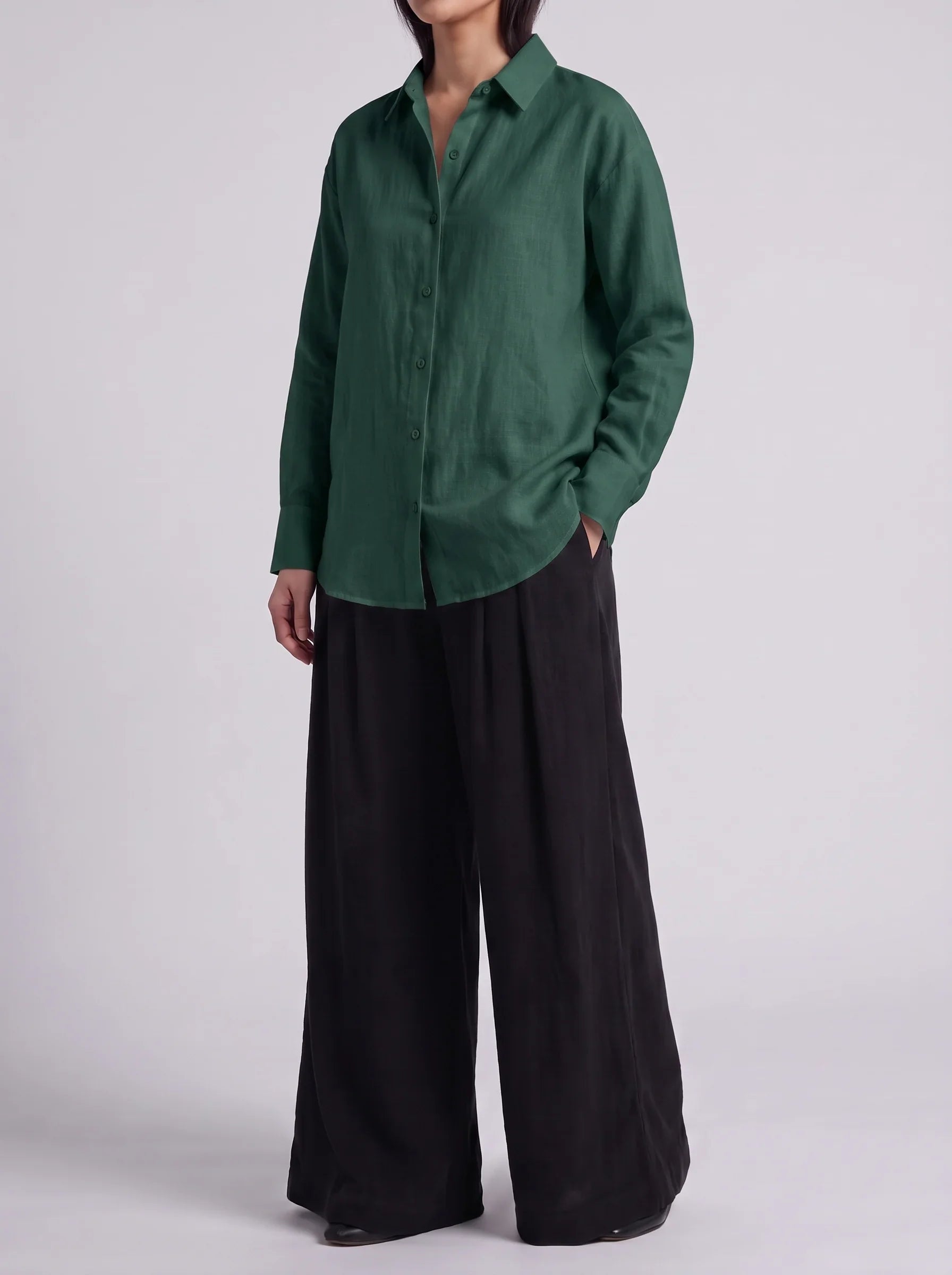 Green Button Down Shirt