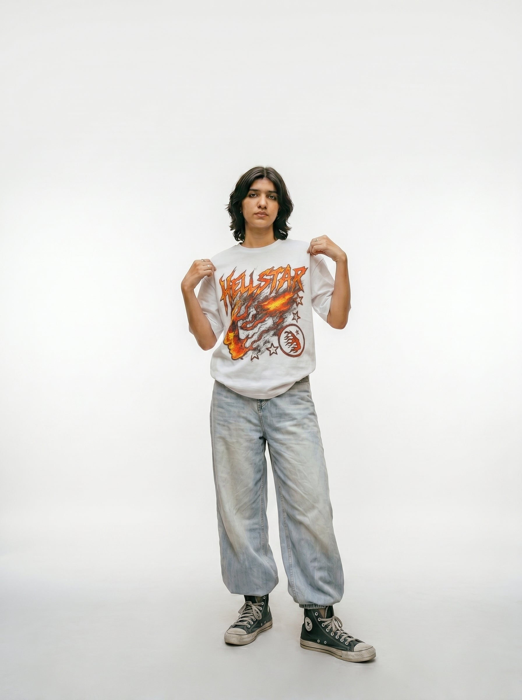 Oversized Hell Star Tshirt