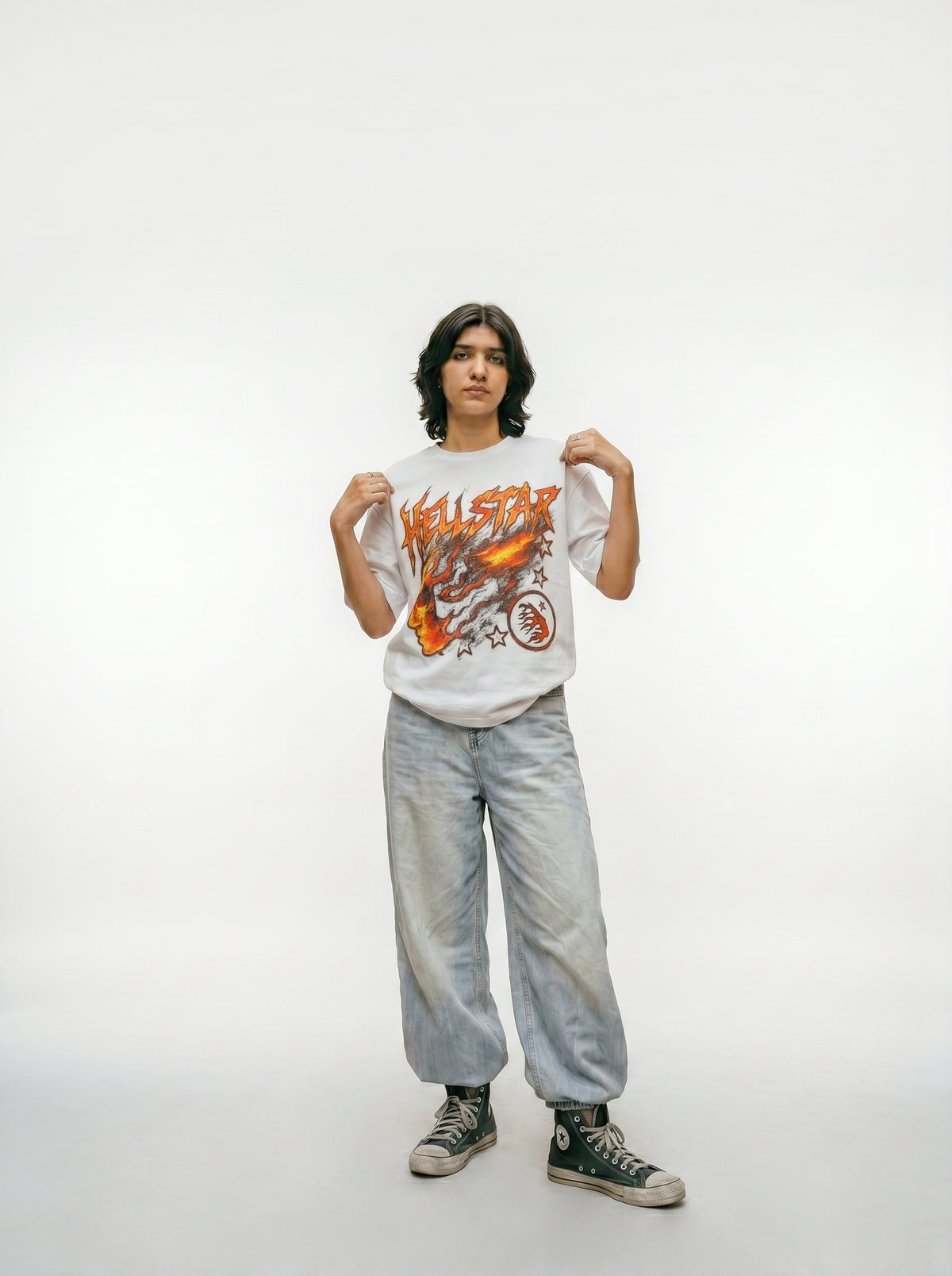 Oversized Hell Star Tshirt