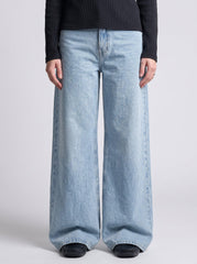 Sky Blue Wide Leg Jeans