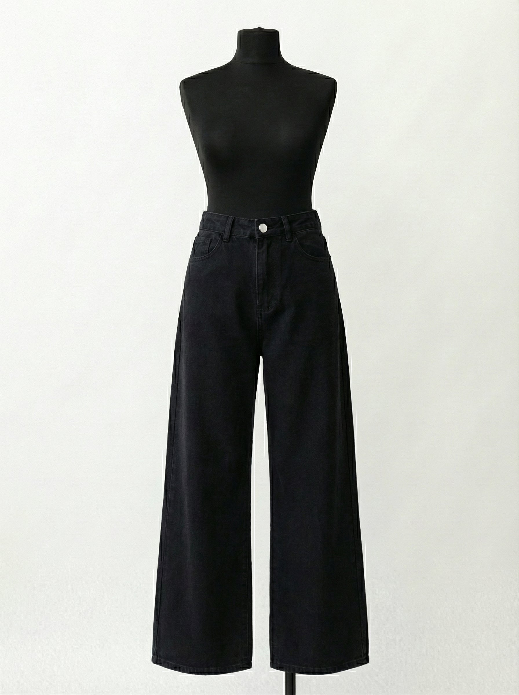 Black Wide Leg Jeans