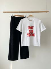 Hot And Young Wide leg Trouser Set