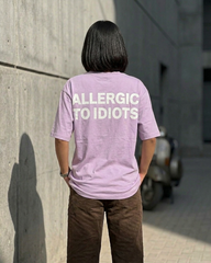 Oversized Allergic To Idiots T-shirt
