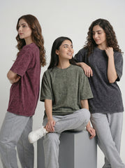 Acid Wash Oversize Tees