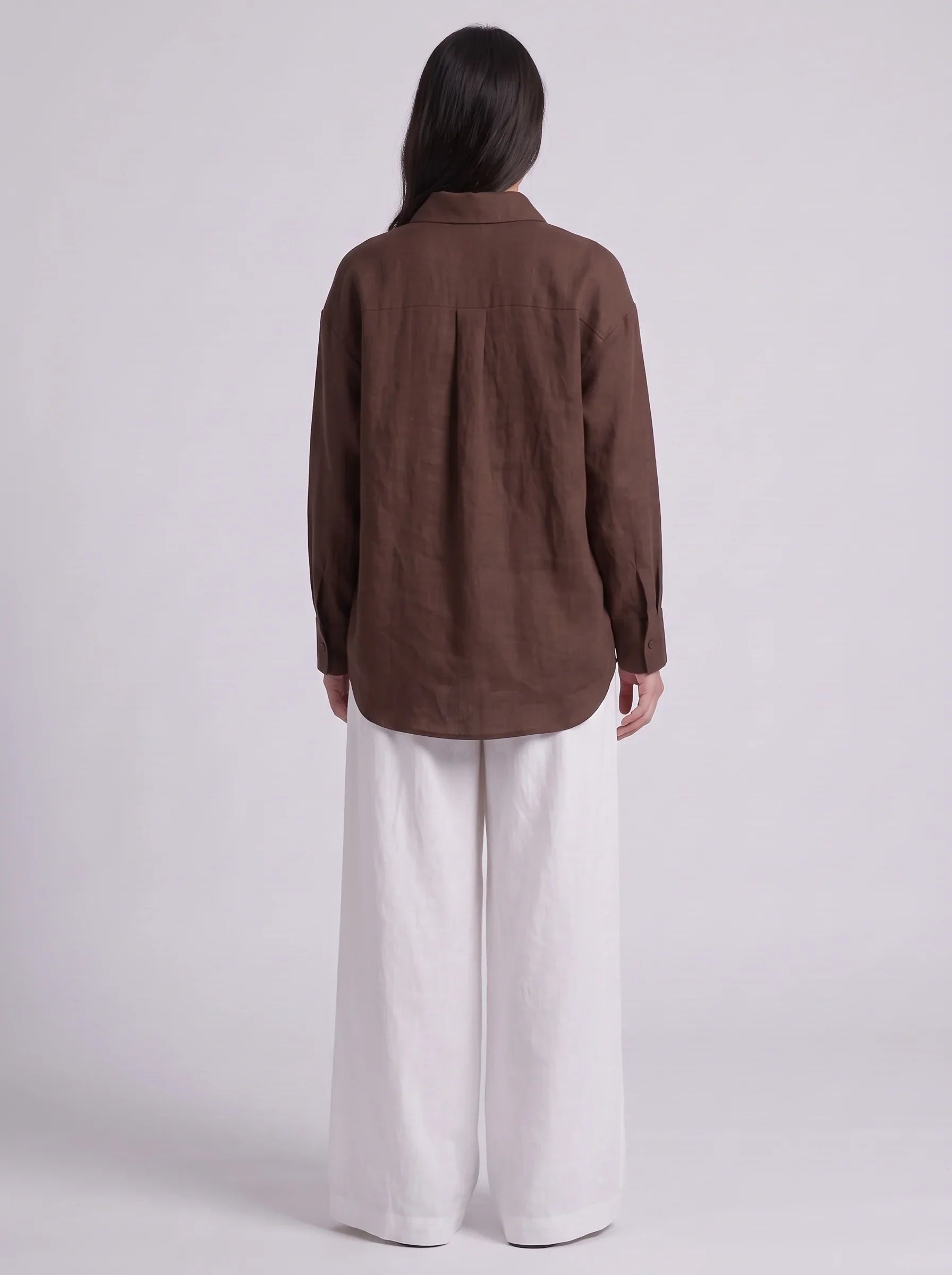 Brown Button Down Shirt