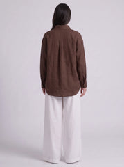 Brown Button Down Shirt