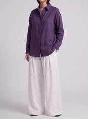Purple Button Down Shirt