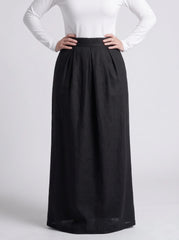 Black Pleated Skirt