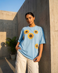 Oversized Sunflowers T-shirt