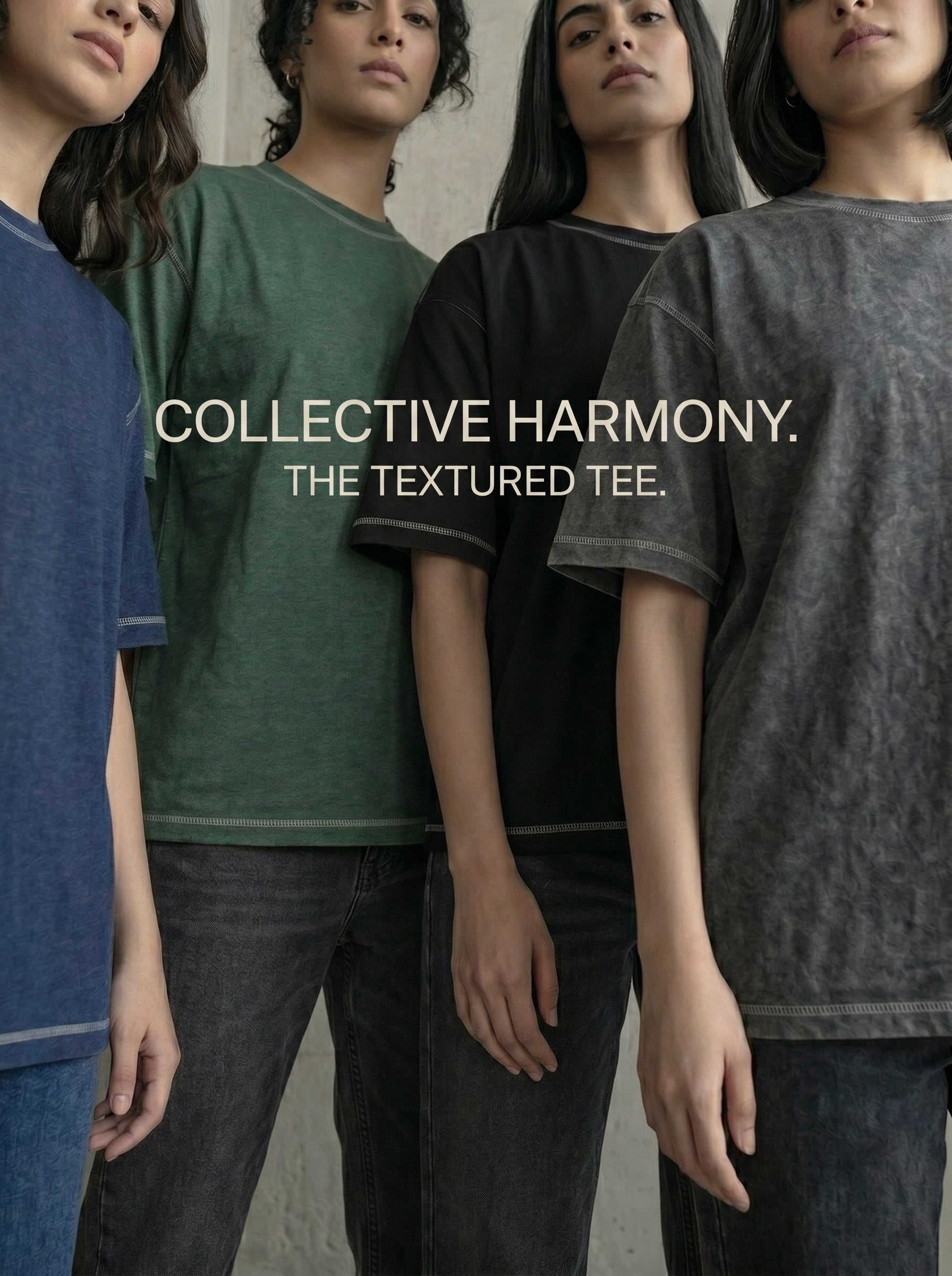 Textured Oversized Tees