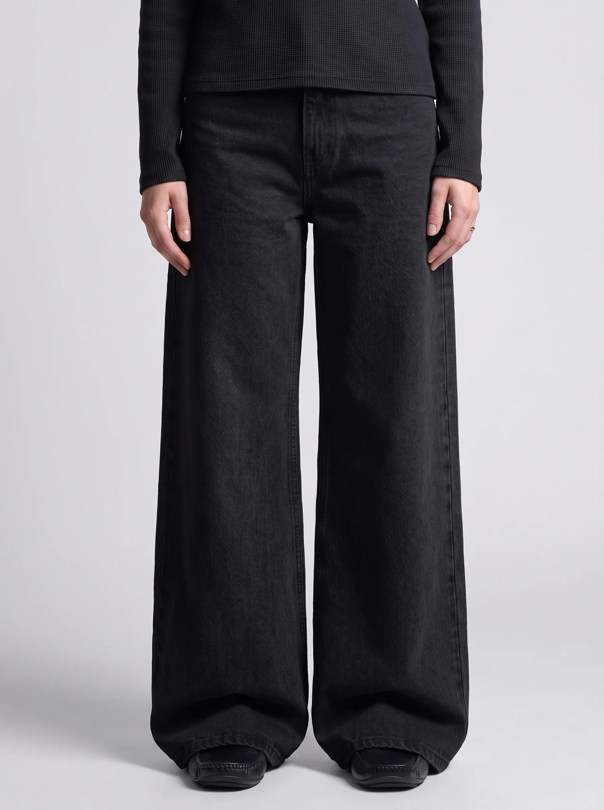 Black Wide Leg Jeans