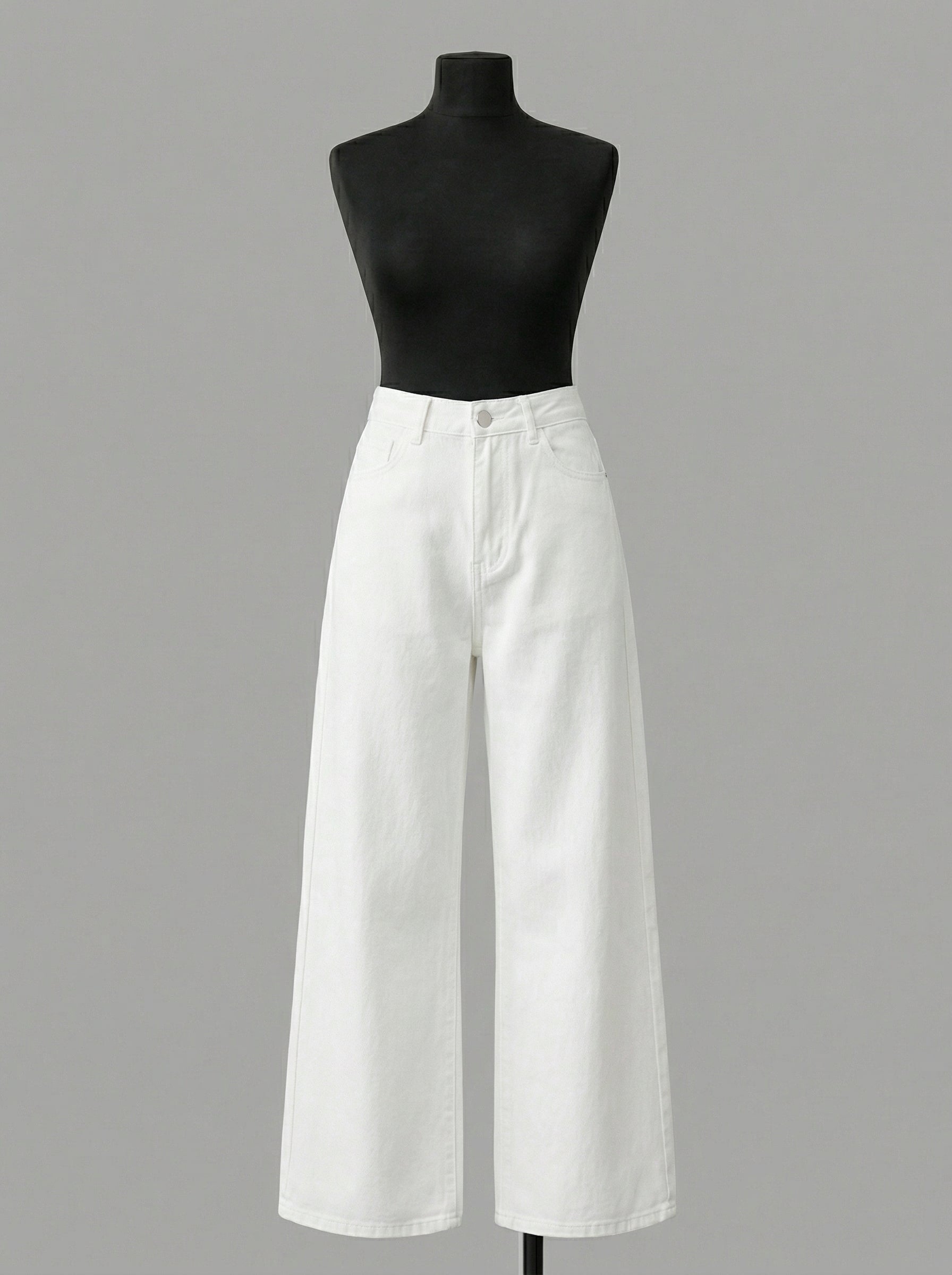White Wide Leg Jeans