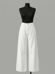 White Wide Leg Jeans