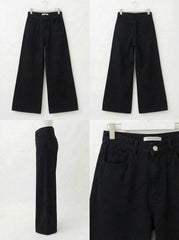 Black Wide Leg Jeans