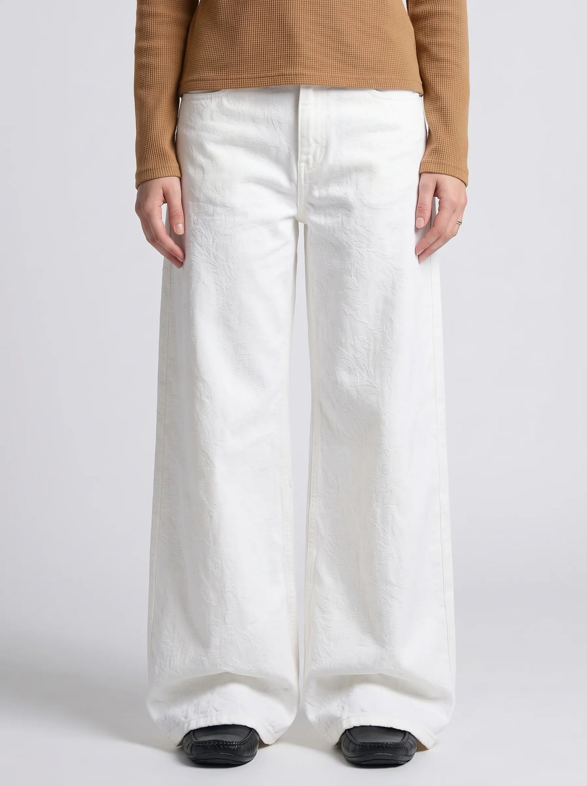 White Wide Leg Jeans