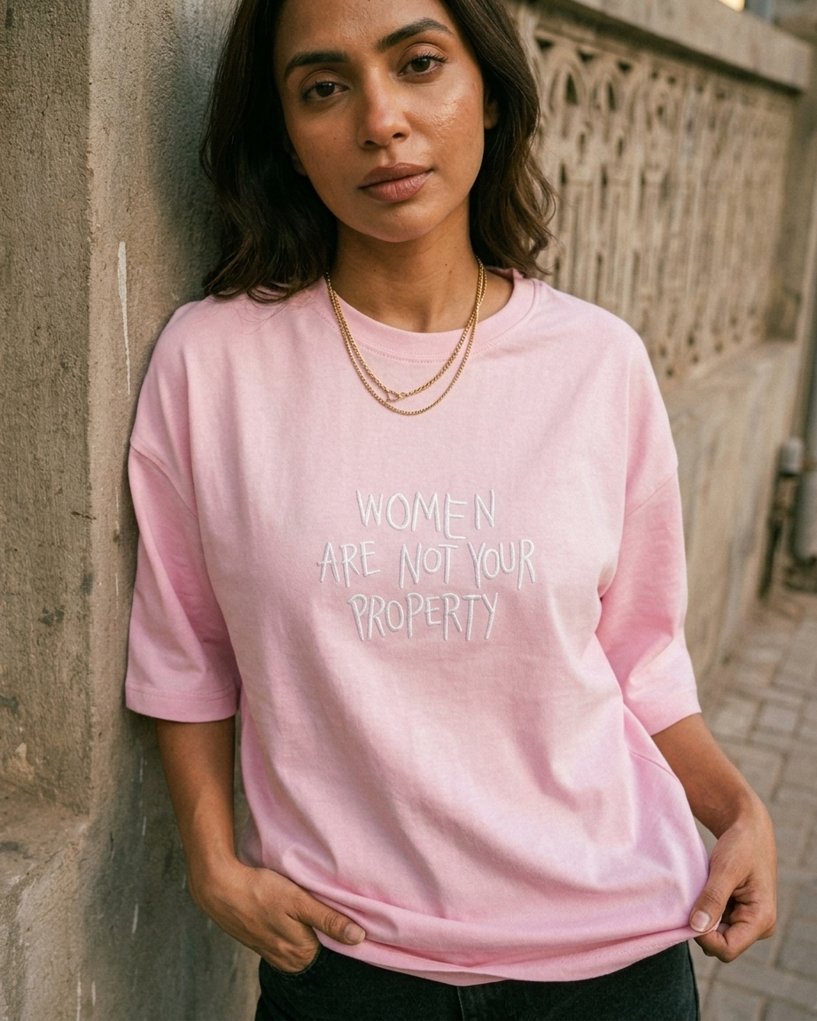 Oversized Not Your Property T-shirt