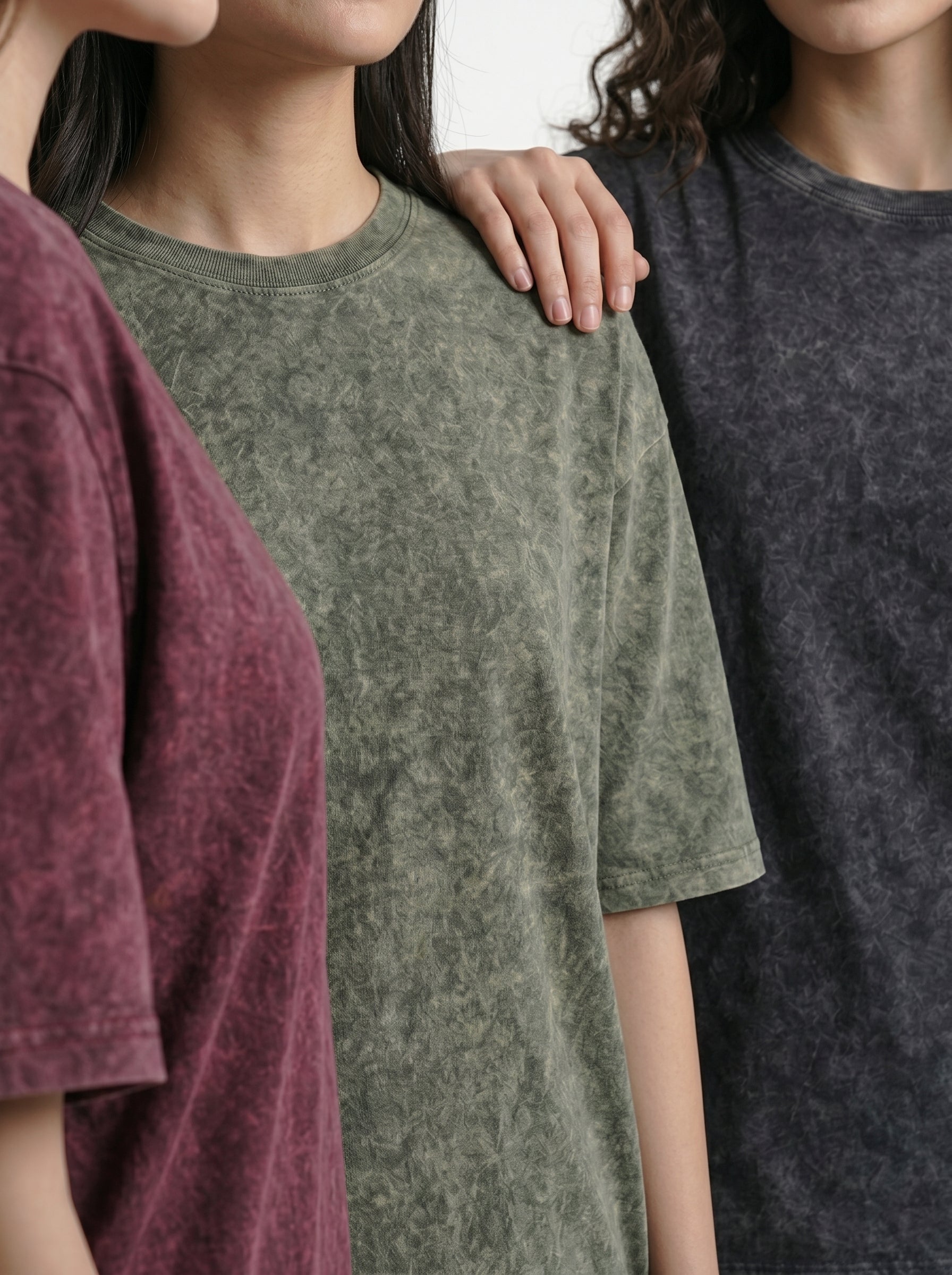 Acid Wash Oversize Tees