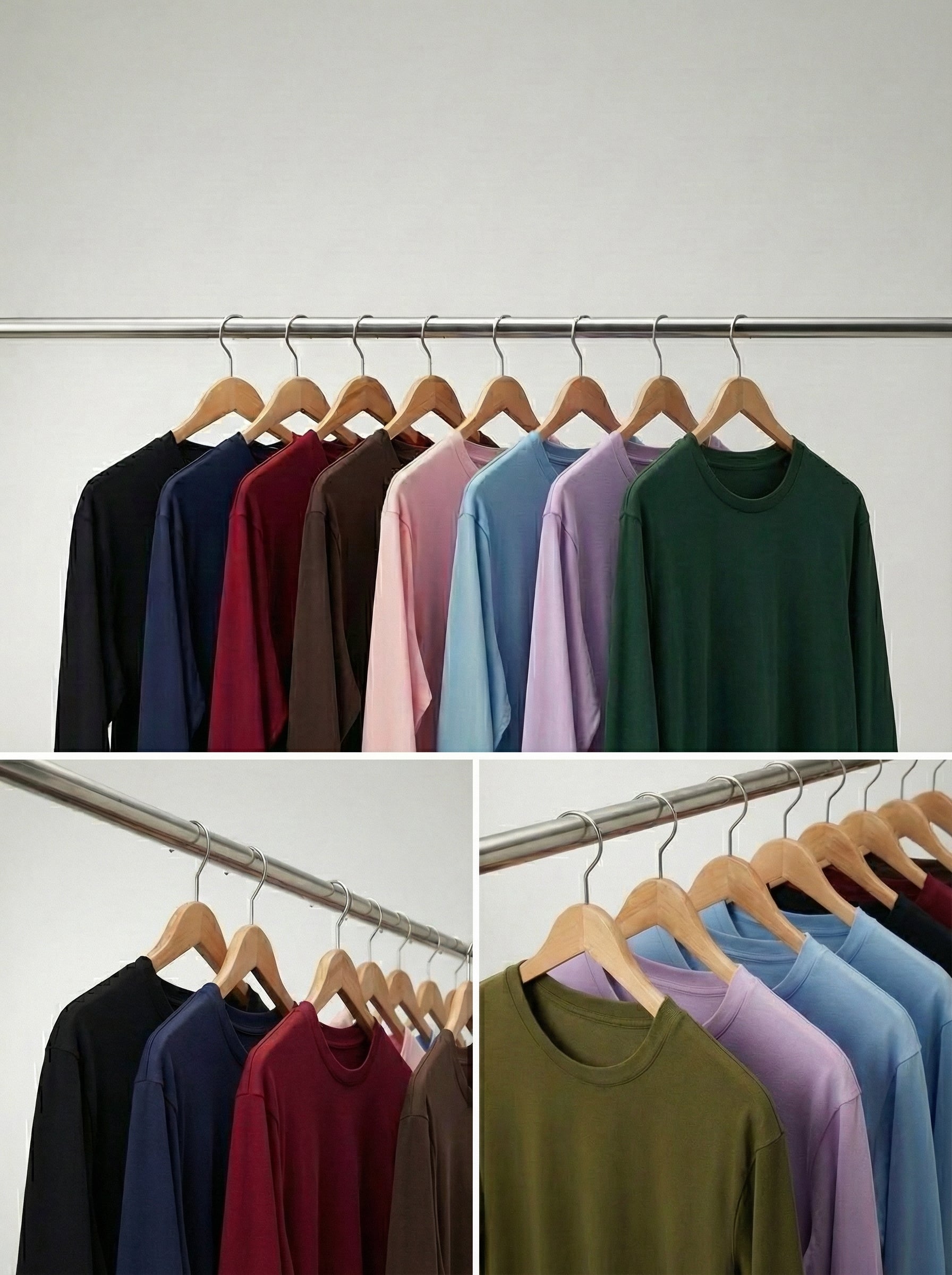 Unisex Regular Full Sleeves T-shirts