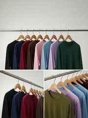 Unisex Regular Full Sleeves T-shirts