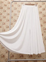 Pearl Flowy Pleated Skirt
