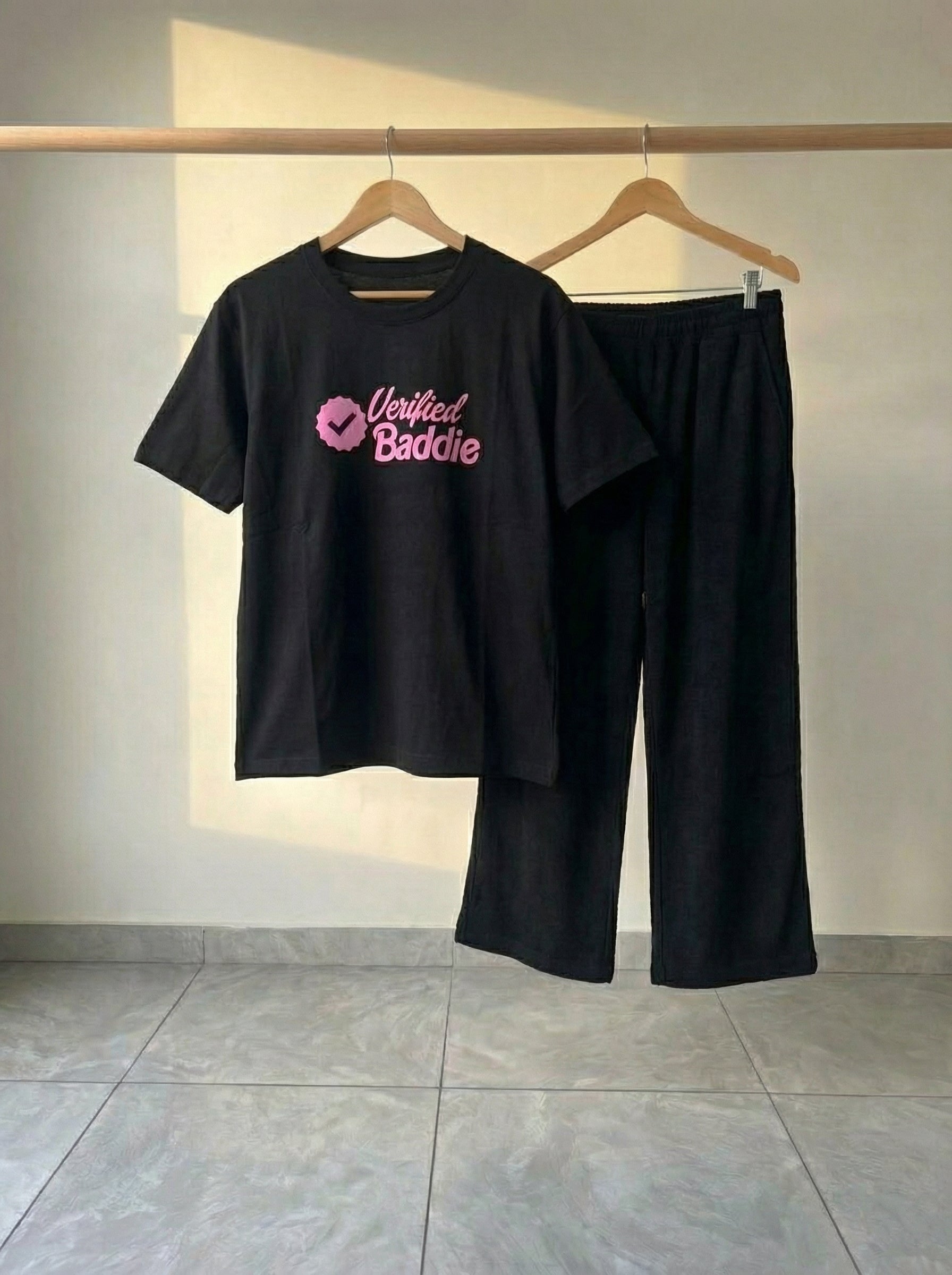 Verified Baddie Wide leg Set