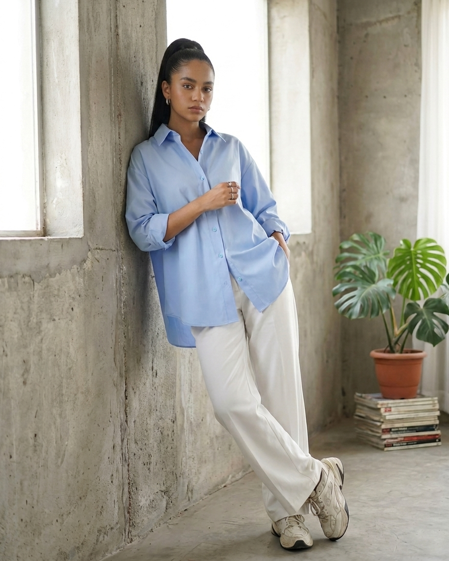Sky Blue Button Down Shirt