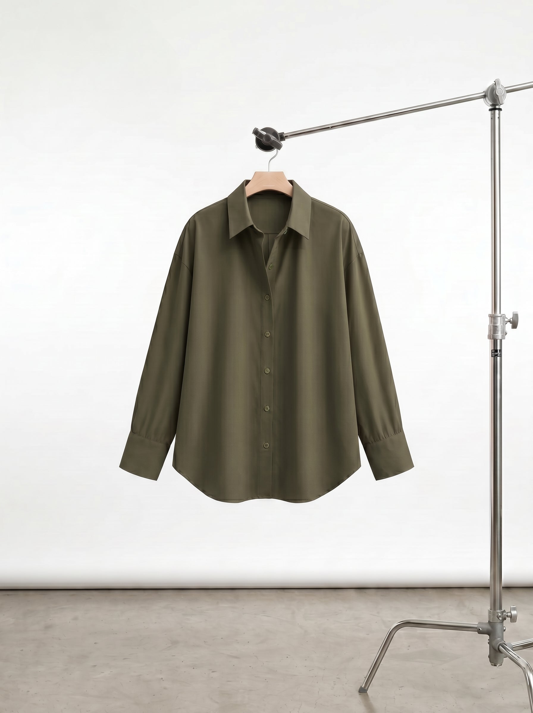 Olive Button Down Shirt