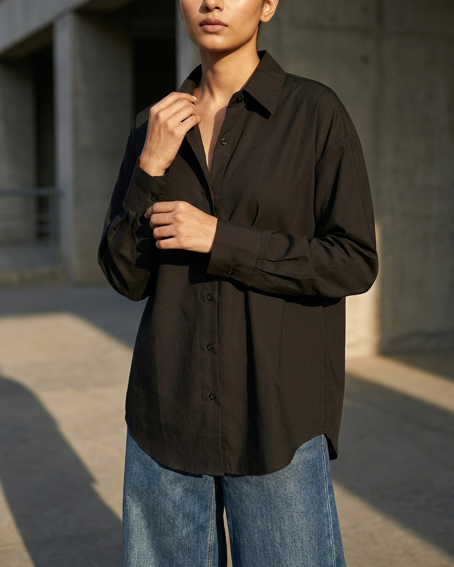 Black Button Down Shirt